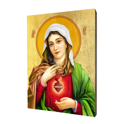 Ikona Serce Maryi - UR I-020 - Dewocjonalia P.H. Jakóbczak - Katolicki sklep liturgiczny i hurtownia