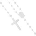 Różaniec - fluoroescencyjny - 3 mm - mix kolorów - JS R92 - Dewocjonalia P.H. Jakóbczak - Katolicki sklep liturgiczny i hurtownia