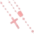 Różaniec - fluoroescencyjny - 3 mm - mix kolorów - JS R92 - Dewocjonalia P.H. Jakóbczak - Katolicki sklep liturgiczny i hurtownia