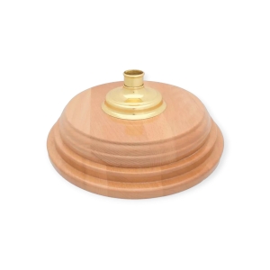 Podstawa do drzewca - jasna, mosiądz