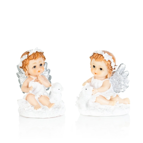 Aniołek - baranek - XQ726079B - JS XQ726079B-0 - Dewocjonalia P.H. Jakóbczak - Katolicki sklep liturgiczny i hurtownia