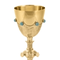 Kielich - pozłacany - mosiądz - JS C-1003-0 - Dewocjonalia P.H. Jakóbczak - Katolicki sklep liturgiczny i hurtownia