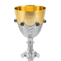 Kielich - pozłacany - mosiądz - nikiel - JS C-1003N-0 - Dewocjonalia P.H. Jakóbczak - Katolicki sklep liturgiczny i hurtownia