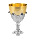 Kielich - pozłacany - mosiądz - nikiel - JS C-1003N-0 - Dewocjonalia P.H. Jakóbczak - Katolicki sklep liturgiczny i hurtownia