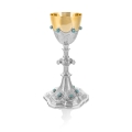 Kielich - pozłacany - mosiądz - nikiel - JS C-1003N-0 - Dewocjonalia P.H. Jakóbczak - Katolicki sklep liturgiczny i hurtownia