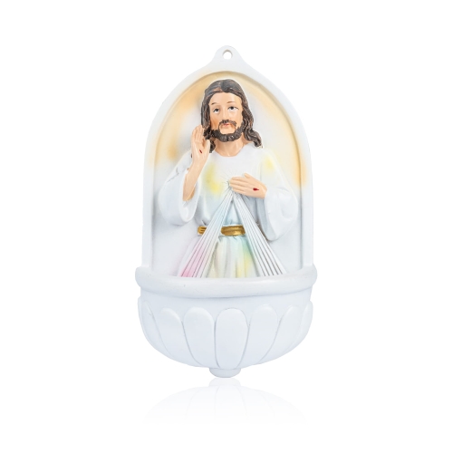 Kropielnica - Jezus Miłosierny - 15 cm - JS JS93590A - Dewocjonalia P.H. Jakóbczak - Katolicki sklep liturgiczny i hurtownia