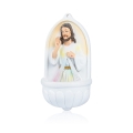 Kropielnica - Jezus Miłosierny - 15 cm - JS JS93590A - Dewocjonalia P.H. Jakóbczak - Katolicki sklep liturgiczny i hurtownia