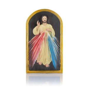 Jezus Miłosierny płaskorzeźba