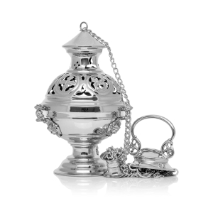 Trybularz - mosiądz - nikiel - 25 cm