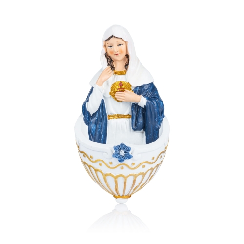 Kropielnica - Serce Maryi - 14 cm - JS JS93589A - Dewocjonalia P.H. Jakóbczak - Katolicki sklep liturgiczny i hurtownia