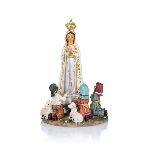 Figurka - Matka Boża Fatimska - 15 cm - JS JS00040-2B - Dewocjonalia P.H. Jakóbczak - Katolicki sklep liturgiczny i hurtownia