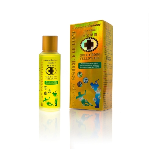 Bez nazwy.jpg Olejek GOLD CROSS YELLOW OIL - 50 ml