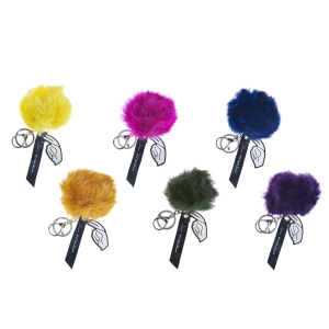 Brelok - Znak Pokoju - futerko - walking with God is my cardio -  mix kolorów