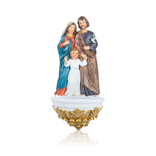 Kropielnica - Święta Rodzina - 19,5 cm - JS JS93587A - Dewocjonalia P.H. Jakóbczak - Katolicki sklep liturgiczny i hurtownia