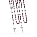 Różaniec  - drewno - 7 mm- medalik pod indywidualną wklejkę żywiczną - produkt personalizowany - JS R65-2-0 - Dewocjonalia P.H. Jakóbczak - Katolicki sklep liturgiczny i hurtownia
