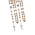 Różaniec  - drewno - 7 mm- medalik pod indywidualną wklejkę żywiczną - produkt personalizowany - JS R65-2-0 - Dewocjonalia P.H. Jakóbczak - Katolicki sklep liturgiczny i hurtownia