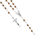 Różaniec - kryształ - 6 mm - JS R1138-0 - Dewocjonalia P.H. Jakóbczak - Katolicki sklep liturgiczny i hurtownia