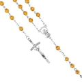 Różaniec - kryształ - 6 mm - JS R1138-0 - Dewocjonalia P.H. Jakóbczak - Katolicki sklep liturgiczny i hurtownia