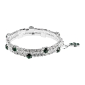 Bransoletka - dziesiątek różańca - Zirconi - mix kolorów - JS BZ004 - Dewocjonalia P.H. Jakóbczak - Katolicki sklep liturgiczny i hurtownia
