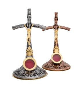 Relikwiarz Jana Pawła II - miedź patynowana