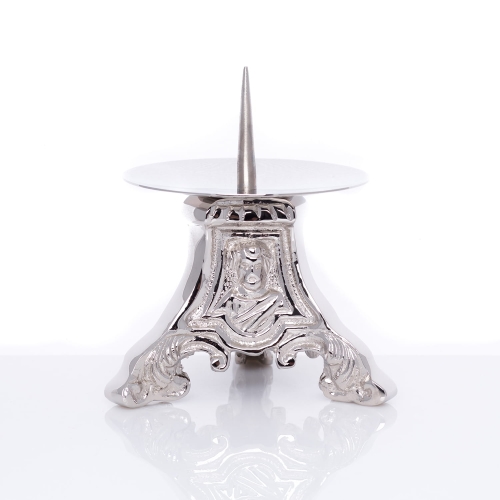 2c1c8e3a7d5cef21087636d8ad2ce0f8 Lichtarz - mosiądz - nikiel - 9 cm