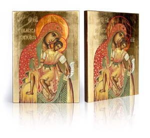 Ikona Religijna Matka Boża Kykkotissa wg. Simona Uszakowa