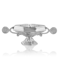 Łódka na kadzidło - mosiądz - nikiel - 9 cm - JS CE-22188BSN - Dewocjonalia P.H. Jakóbczak - Katolicki sklep liturgiczny i hurtownia