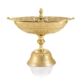 Łódka na kadzidło - mosiądz - 15 cm - JS CE-1014BS - Dewocjonalia P.H. Jakóbczak - Katolicki sklep liturgiczny i hurtownia