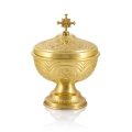 Łódka na kadzidło - mosiądz - 17 cm - JS INB-1041 - Dewocjonalia P.H. Jakóbczak - Katolicki sklep liturgiczny i hurtownia