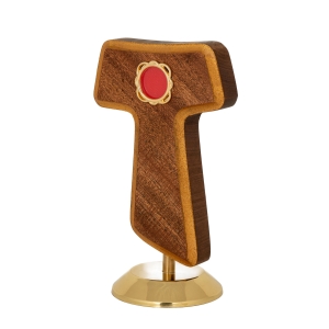 Relikwiarz drewniany - Tau