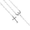 Różaniec - szkło - 4 mm - Duch Święty - pudełko krzyżyk - mix kolorów - JS R84 - Dewocjonalia P.H. Jakóbczak - Katolicki sklep liturgiczny i hurtownia