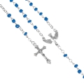 Różaniec - szkło - 4 mm - Duch Święty - pudełko krzyżyk - mix kolorów - JS R84 - Dewocjonalia P.H. Jakóbczak - Katolicki sklep liturgiczny i hurtownia