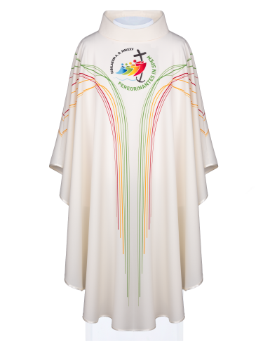 Ornat Jubileusz 2025 (Peregrinantes in Spem) - HAF JR/011/05/12 - Dewocjonalia P.H. Jakóbczak - Katolicki sklep liturgiczny i hurtownia