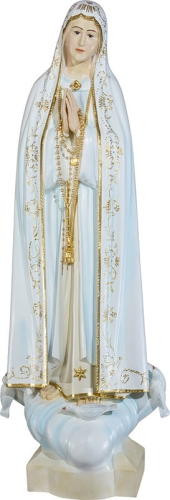 Matka Boża Fatimska (z gołąbkami) (105 cm) - ELM 558 - Dewocjonalia P.H. Jakóbczak - Katolicki sklep liturgiczny i hurtownia