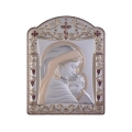 Obrazek Matka Boża z Dzieciątkiem - prostokąt, ramka - SV AL00308TBR11CL1 - Dewocjonalia P.H. Jakóbczak - Katolicki sklep liturgiczny i hurtownia