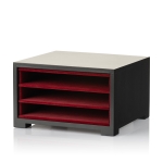 Etui na 3 pateny - drewniane, lakierowane