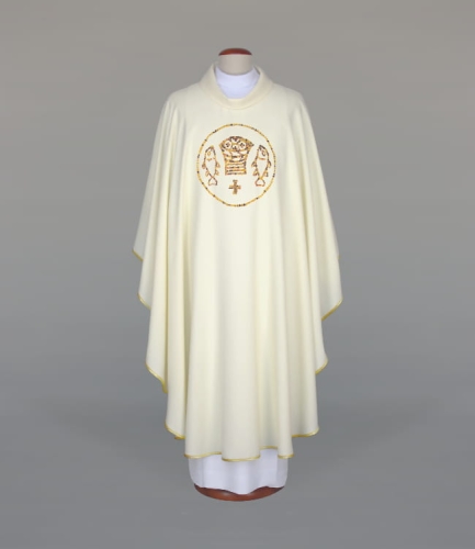 b2d6f5a130d2eb4e4e190076bf4d8a80 Ornat zdobiony haftem eucharystycznym