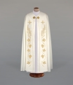 Kapa zdobiona haftami na pasach i kołnierzu - ALBP 2-090-11 - Dewocjonalia P.H. Jakóbczak - Katolicki sklep liturgiczny i hurtownia