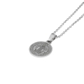 Naszyjnik - medalion - św. Benedykt - Stainless Steel - JS NS044 - Dewocjonalia P.H. Jakóbczak - Katolicki sklep liturgiczny i hurtownia