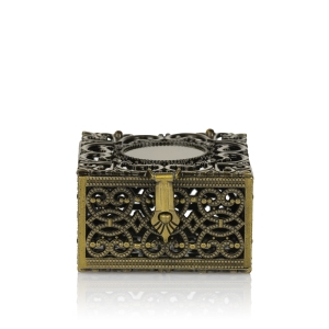 Ozdobne opakowanie - metalowe - produkt pod indywidualną wklejkę żywiczną - produkt personalizowany