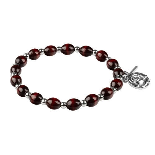 Bransoletka - medalik pod indywidualną wklejkę żywiczną - produkt personalizowany - BC741 - JS BC741-0 - Dewocjonalia P.H. Jakóbczak - Katolicki sklep liturgiczny i hurtownia