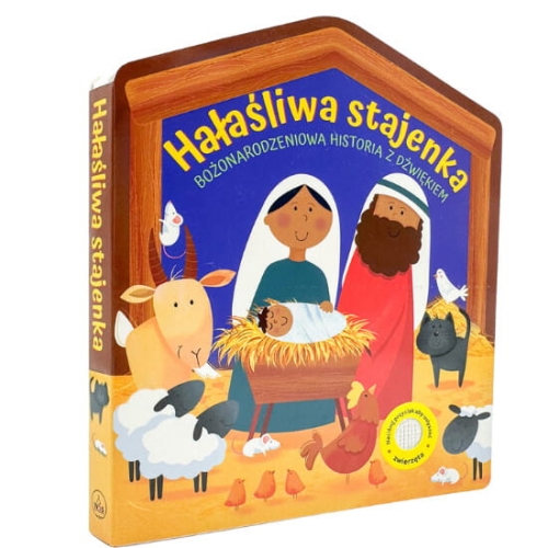 Hałaśliwa stajenka. Bożonarodzeniowa historia z dźwiękiem - WDS 20-2283 - Dewocjonalia P.H. Jakóbczak - Katolicki sklep liturgiczny i hurtownia