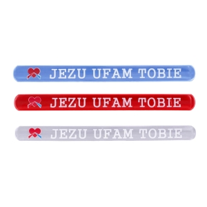 Odblask - opaska - JEZU UFAM TOBIE - BC33-3P
