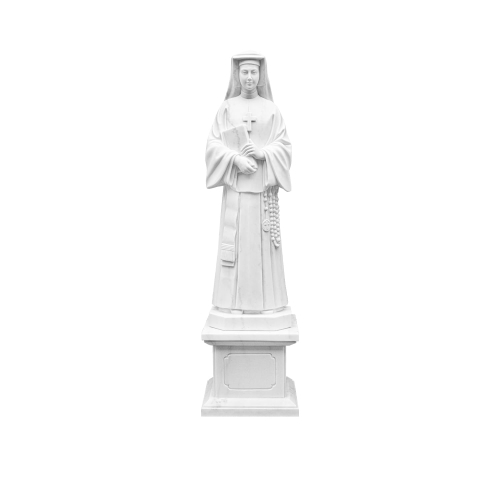 Figura - marmur - św. Faustyna - 120 cm - JS MS14-120 - Dewocjonalia P.H. Jakóbczak - Katolicki sklep liturgiczny i hurtownia