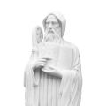 Figura - marmur - św. Benedykt - 160 cm - JS MS13-160 - Dewocjonalia P.H. Jakóbczak - Katolicki sklep liturgiczny i hurtownia