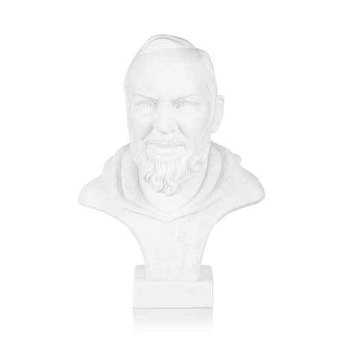 Figura - marmur - popiersie - Św. Ojciec Pio - 40 cm - JS MS17-40 - Dewocjonalia P.H. Jakóbczak - Katolicki sklep liturgiczny i hurtownia
