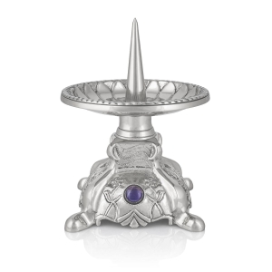 Lichtarz - nikiel - mosiądz - 10 cm