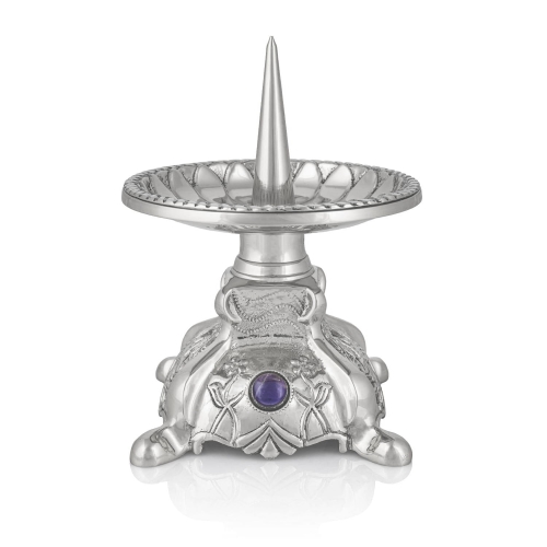 Lichtarz - nikiel - mosiądz - 10 cm - JS P158N - Dewocjonalia P.H. Jakóbczak - Katolicki sklep liturgiczny i hurtownia