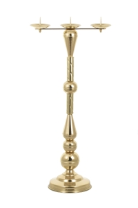 Lichtarz mosiężny L29 (92 cm) - potrójny