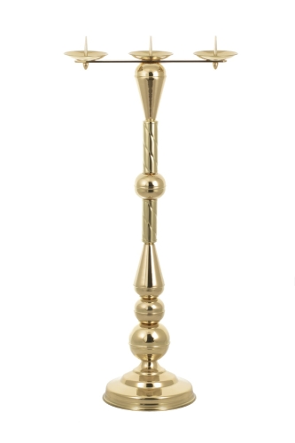 Lichtarz mosiężny L29 Lichtarz mosiężny L29 (92 cm) - potrójny